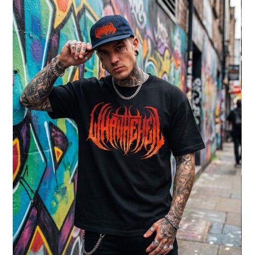 What The Hell – Унисекс тениска в метъл, готик и streetwear стил